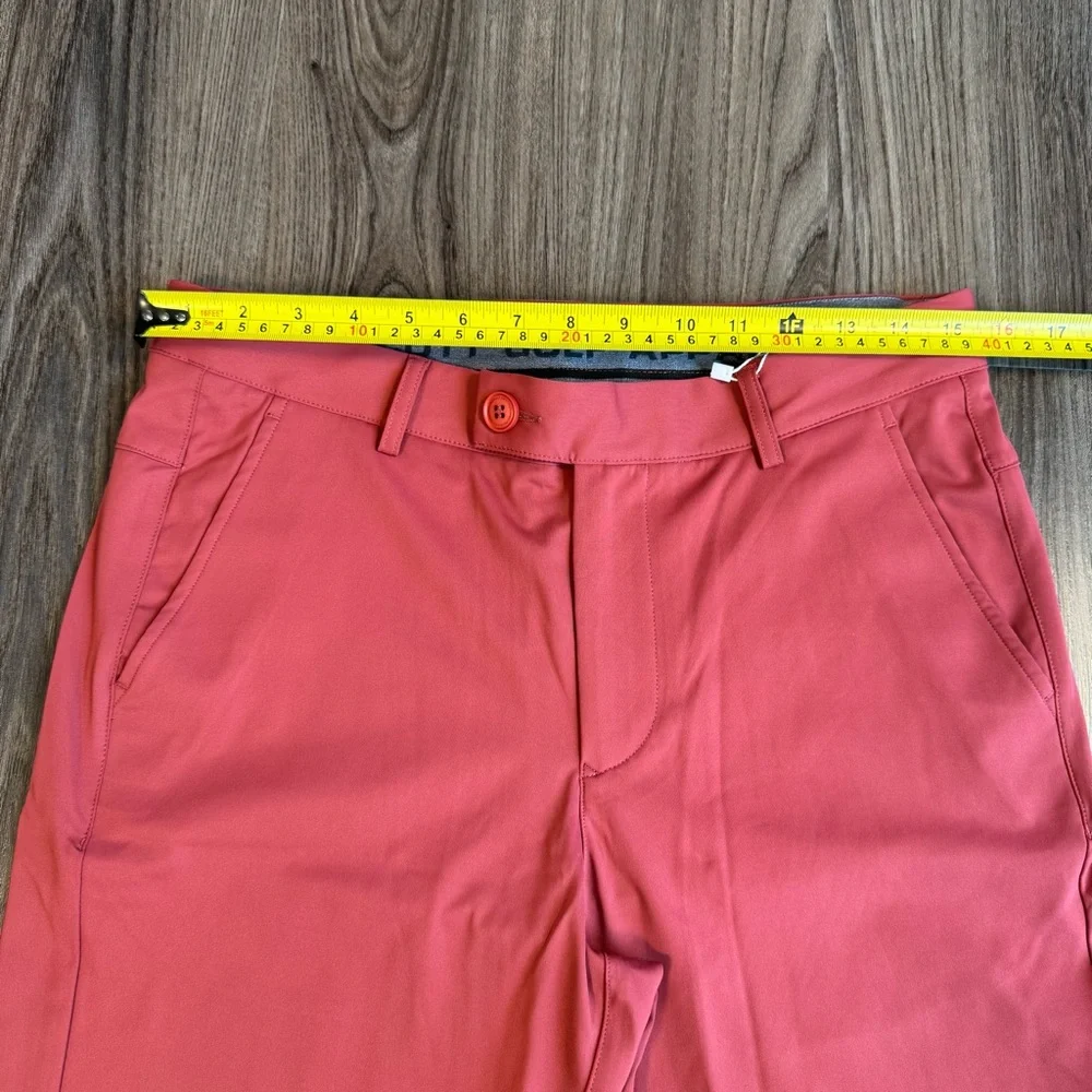 Boston Scott Golf Men's Golf Tech Pants Merlot Casual Golf Size 31/33